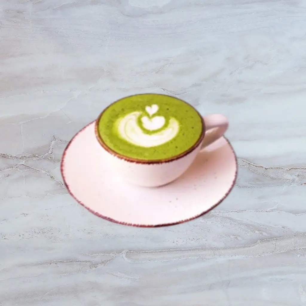 Hot Match Latte